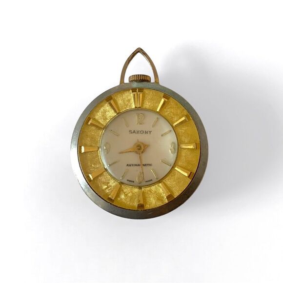 Vintage Saxony Swiss Pocket Watch - Picture 1 of 3